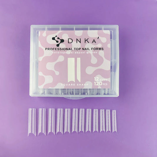 DNKA PROFESSIONAL TOP NAIL FORMS SQUARE SHARP 120pcs