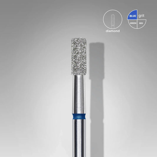 Fresa Diamantada Cilindro Azul Staleks Ø2,5mm