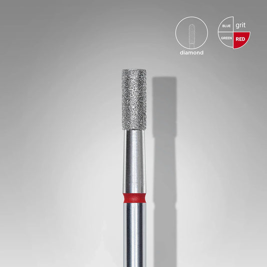 Fresa Diamantada Cilindro Roja Staleks Ø2,5mm