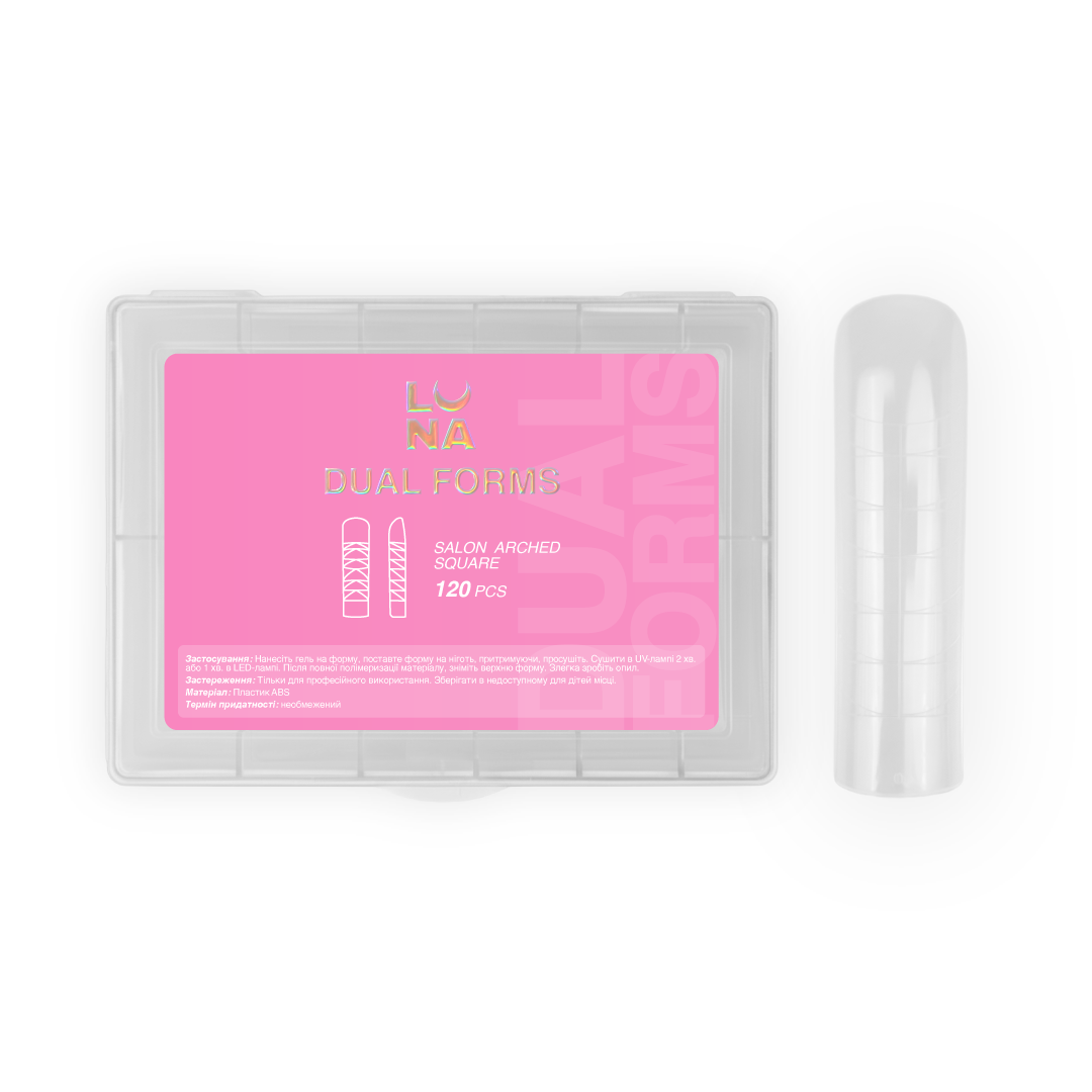 Moldes de Uñas Luna Moon Salon Arched Square