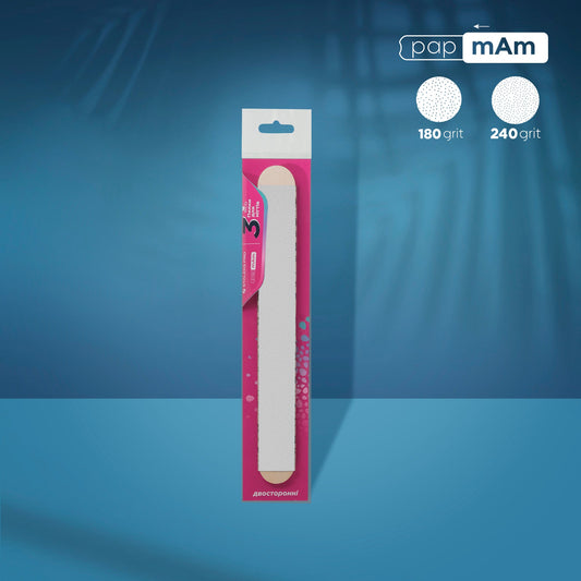 Staleks Desechables papmAm fundas de doble cara completa con base de madera EXCLUSIVE MIX grano 180/240  (3 uds.)