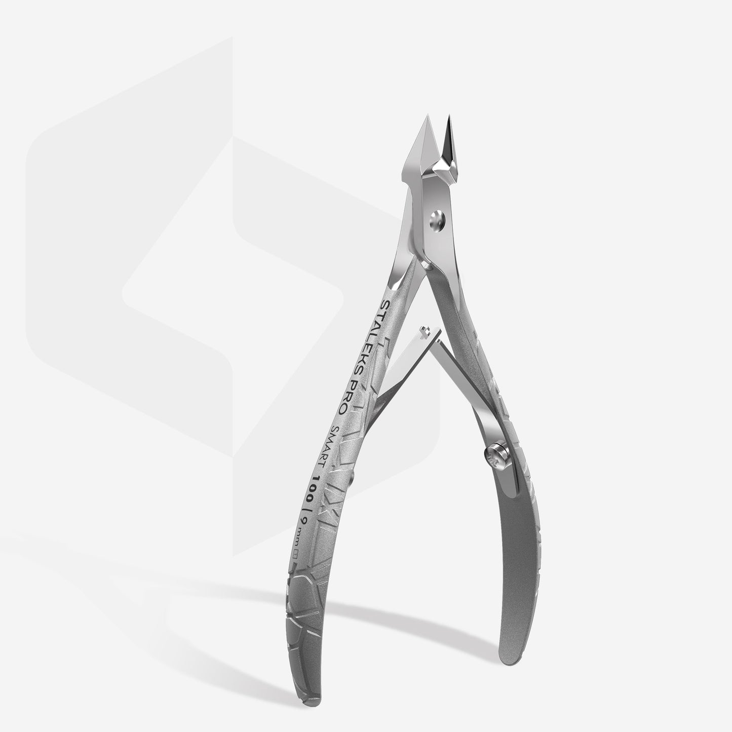 STALEKS SMART 100 Alicates profesionales para la piel, 9 mm