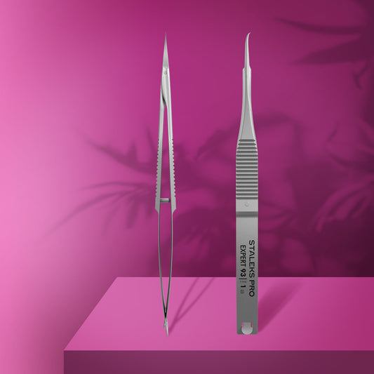 STALEKS EXPERT 93 TYPE 1 Pinzas profesionales para cutículas con gancho