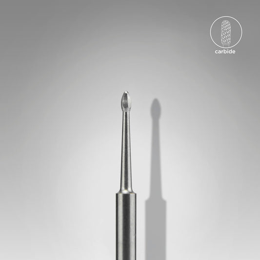 Staleks Fresa de metal duro nail cleaner mini EXPERT diámetro 1,2 mm parte de trabajo 2,5 mm