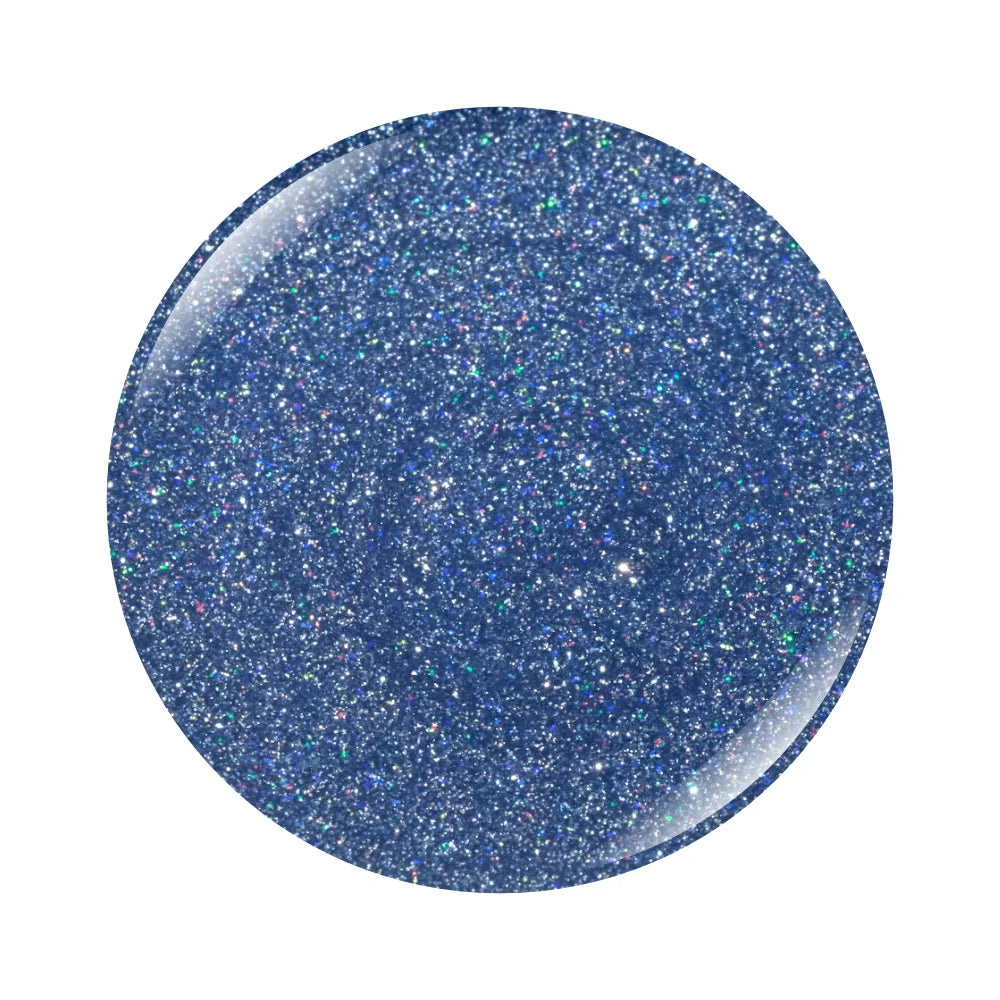 Detalle del color azul con brillo del Builder Gel Cupio Disco Electric Blue