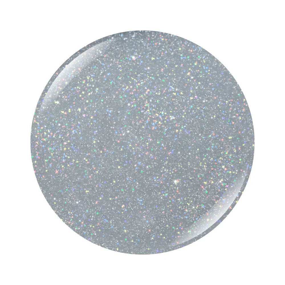 Detalle del color plata con brillo del Builder Gel Cupio Disco Silver Vibe