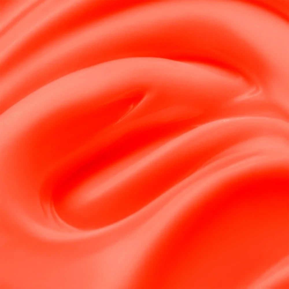 Textura del Builder Gel Cupio GELatto Papaya en naranja coral al trabajarlo