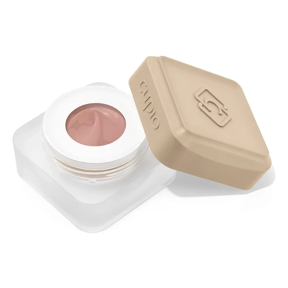 Tarro abierto del Builder Gel Cupio Make-Up Peach de 15 ml en nude melocotón