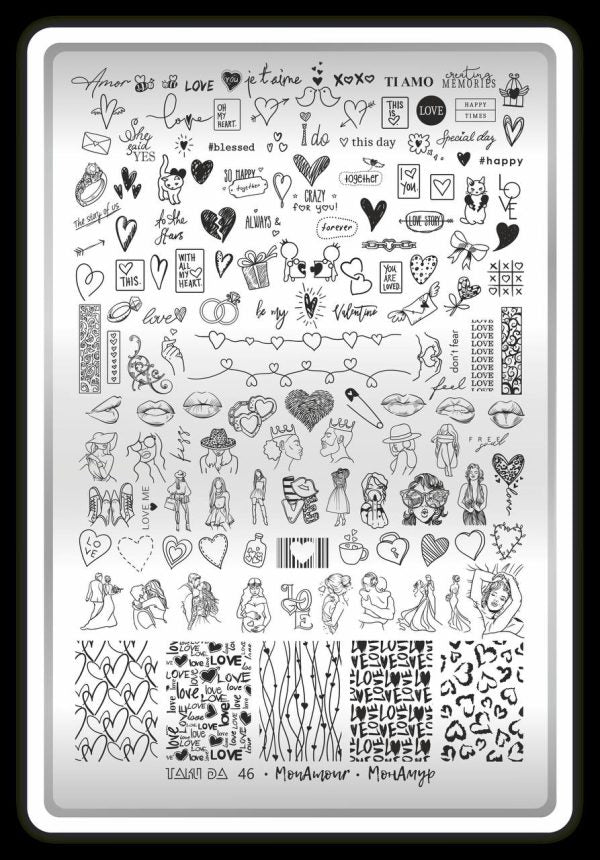 Placa de Stamping TakiDa N° 46 – con Hoja Demo