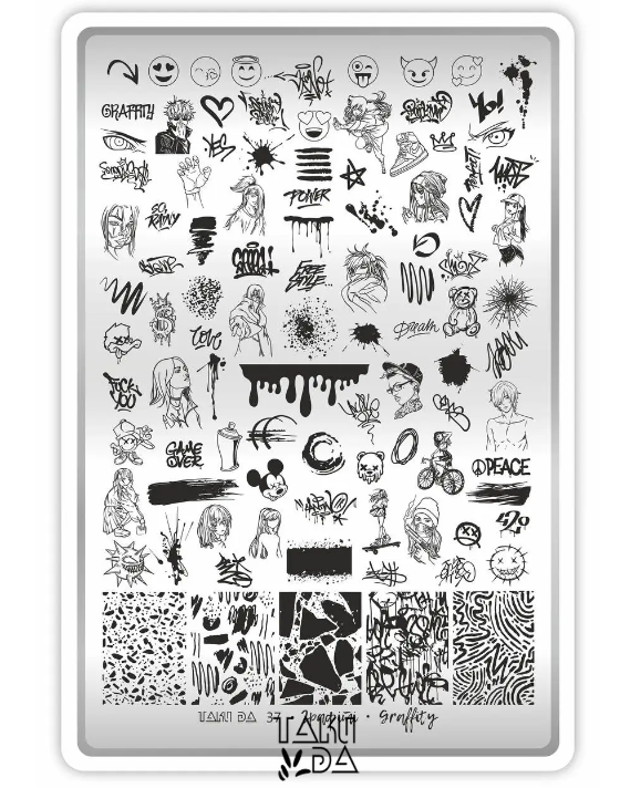Placa de Stamping TakiDa N° 37 – con Hoja Demo