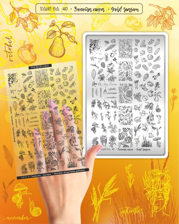 Placa de Stamping TakiDa N° 40 – con Hoja Demo