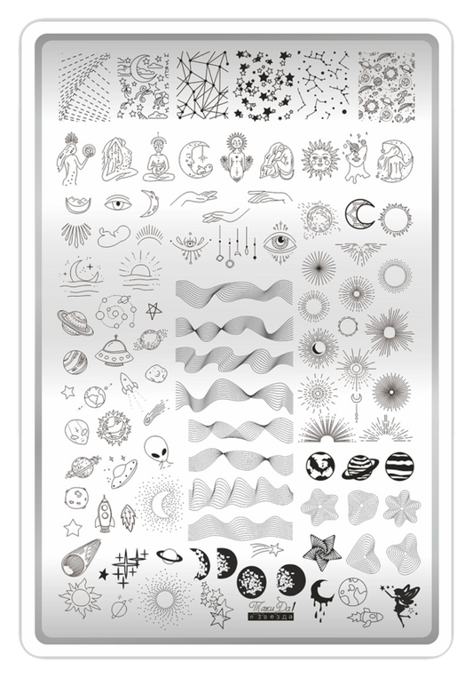 Placa de Stamping TakiDa N° 01 – con Hoja Demo
