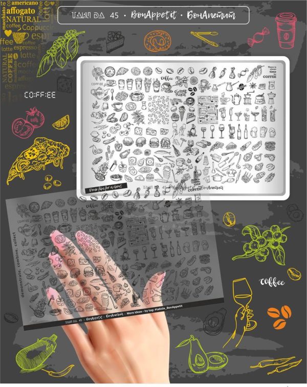 Placa de Stamping TakiDa N° 45 – con Hoja Demo