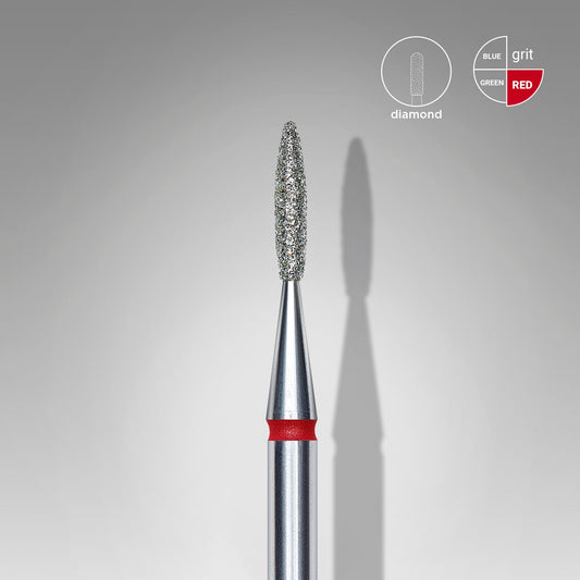 Fresa Diamantada Llama Roja Staleks Ø1,6mm