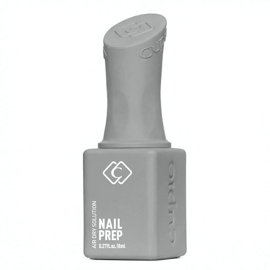 Deshidratador de uñas Cupio Nail Prep de 8 ml en frasco gris con la etiqueta Air Dry Solution