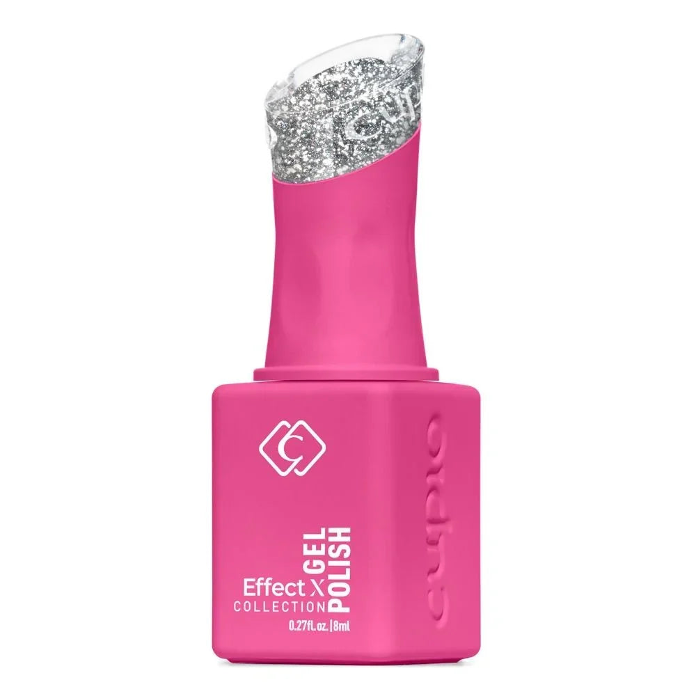Esmalte Semipermanente Cupio Effect X - SPARKLING DIVAS SILVER CLUTCH 8ml - imagen 2