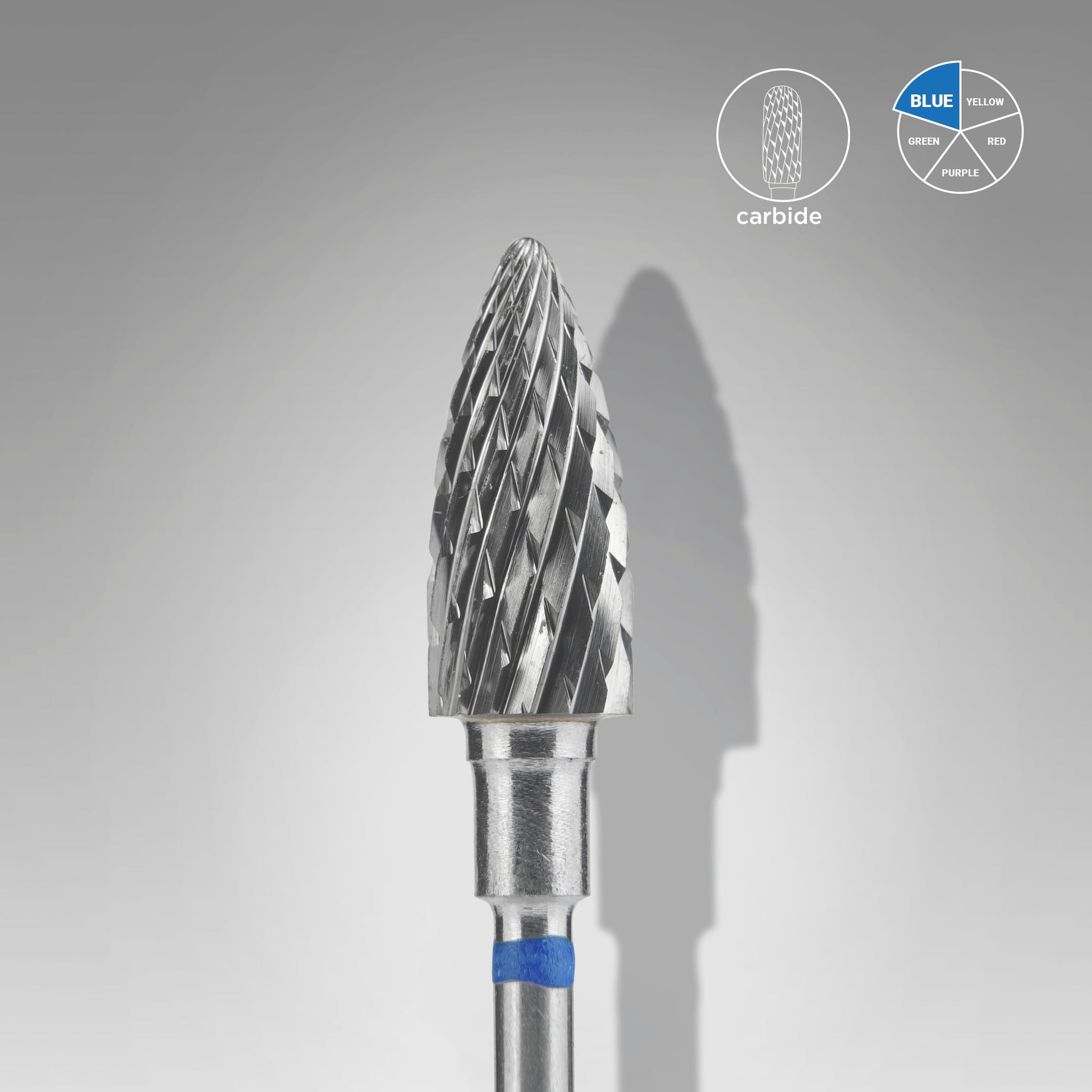 Fresa Carburo Piña Azul Staleks Ø6mm