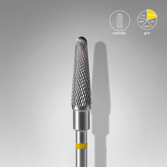Fresa Carburo Frustum Amarillo Staleks Ø4mm