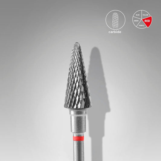 Fresa Carburo Cono Rojo Staleks Ø6mm