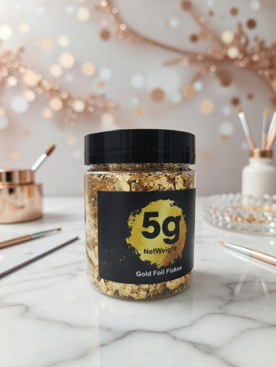BSHOPNAILS Gold Foil Flakes 5g