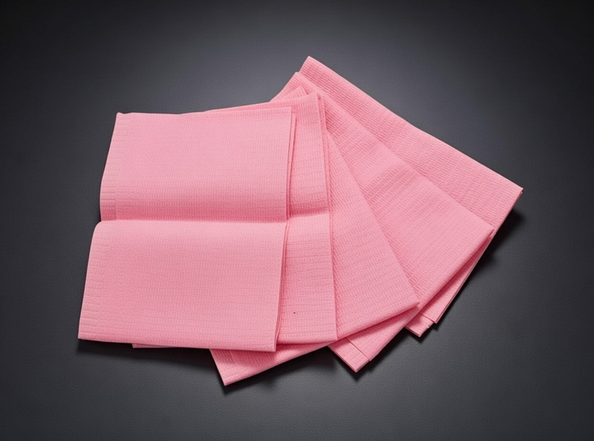 BSHOPNAILS Mantel desechable rosa 125pcs