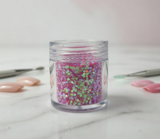 BSHOPNAILS Glitter Fucsia
