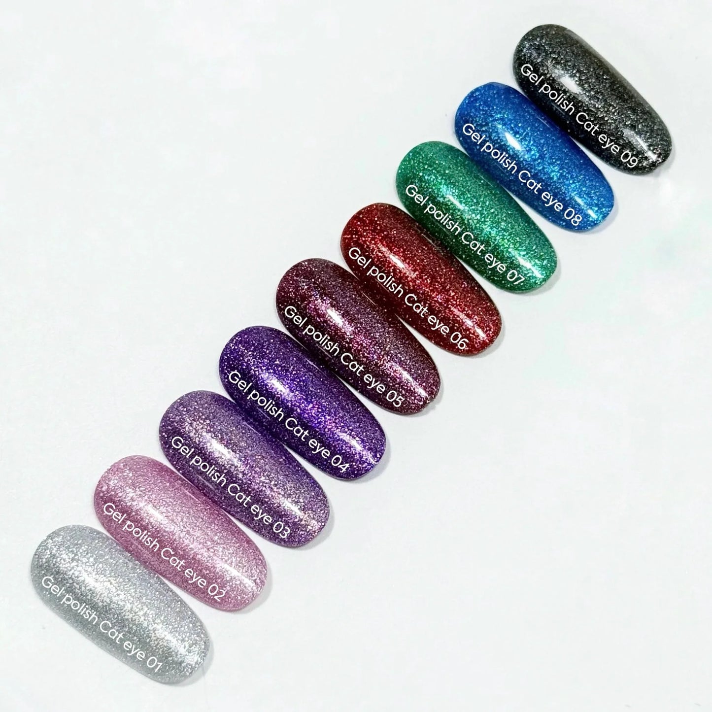 Esmalte Cat Eye Korean Nails of the Day #01