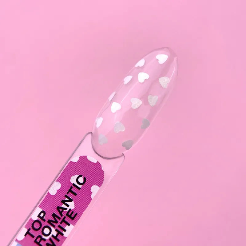 Top Coat Romantic White LUNAmoon 13 ml – vista 2