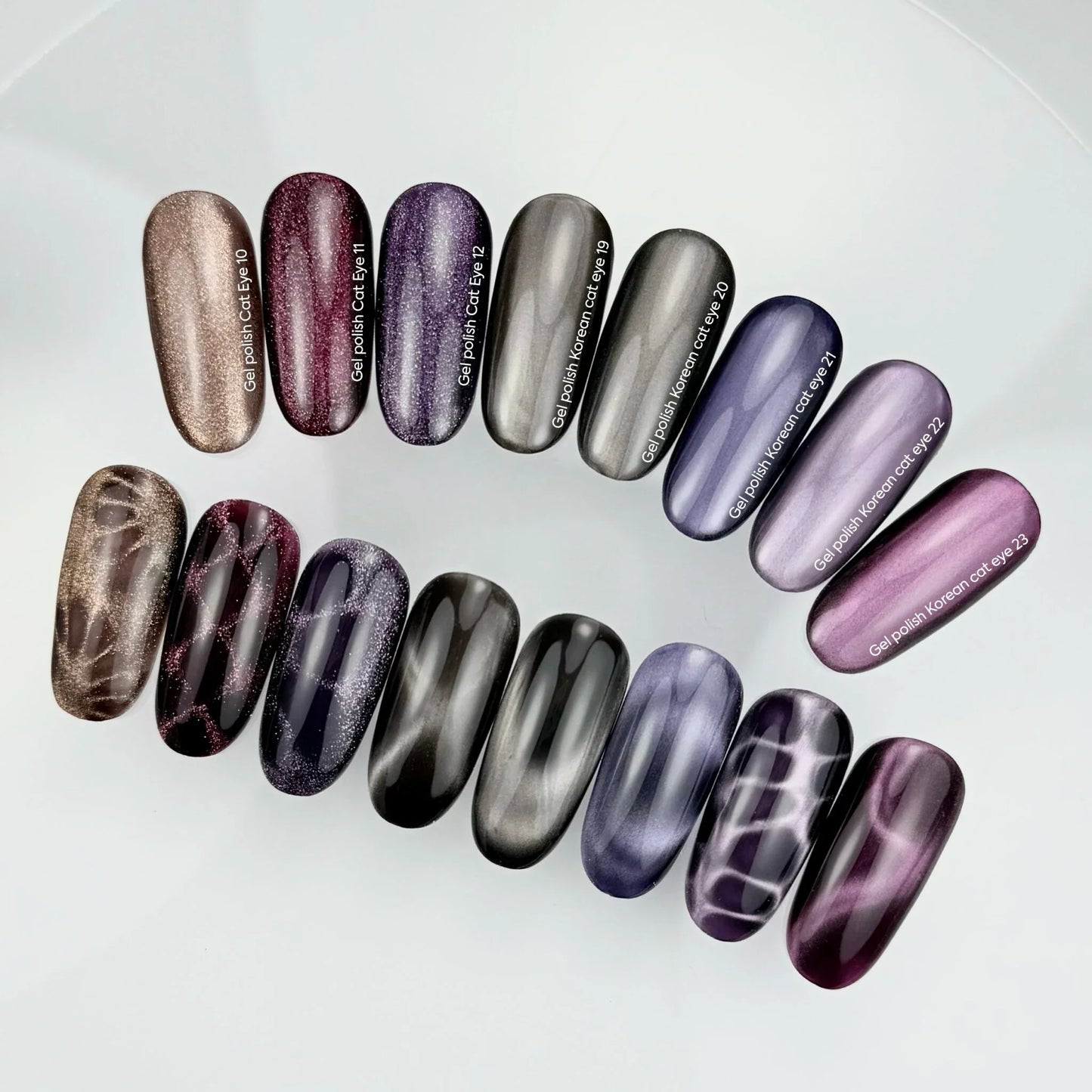 Esmalte Cat Eye Korean Nails of the Day #21