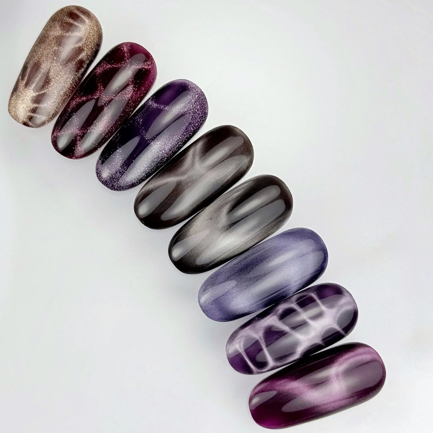 Esmalte Cat Eye Korean Nails of the Day #12