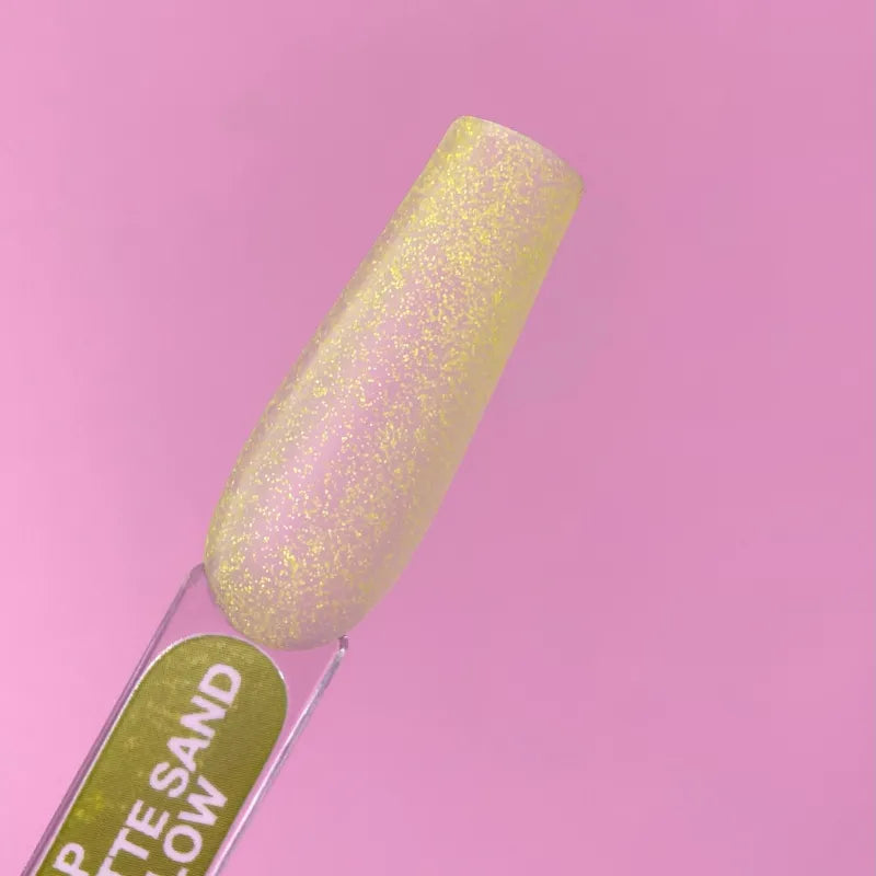 Top Coat Mate Sand Yellow LUNAmoon 13 ml – vista 3