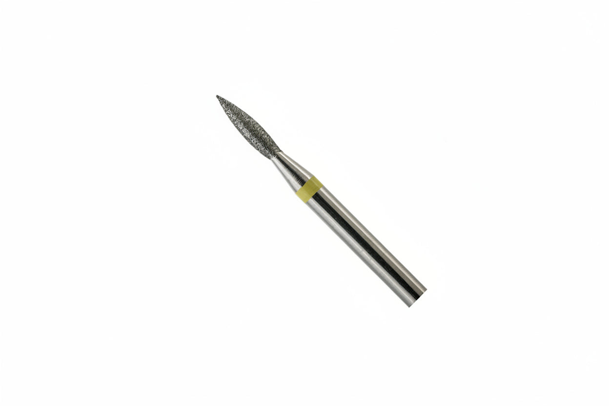 Fresa Diamantada Llama Amarilla Vladmiva Ø1,8mm
