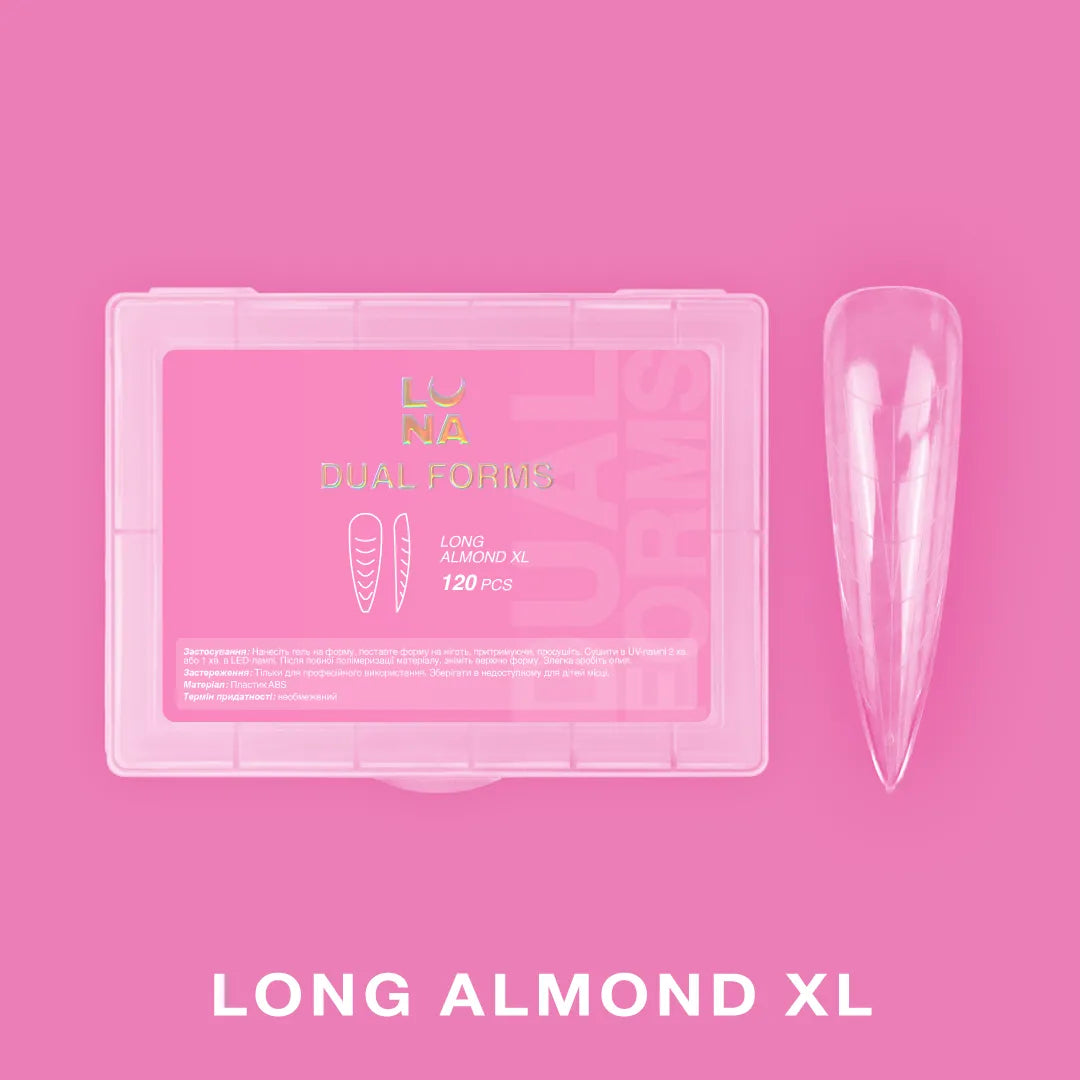 Moldes de Uñas LUNAmoon Long Almond XL