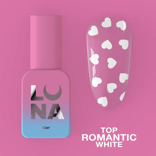 Top Coat Romantic White LUNAmoon 13 ml