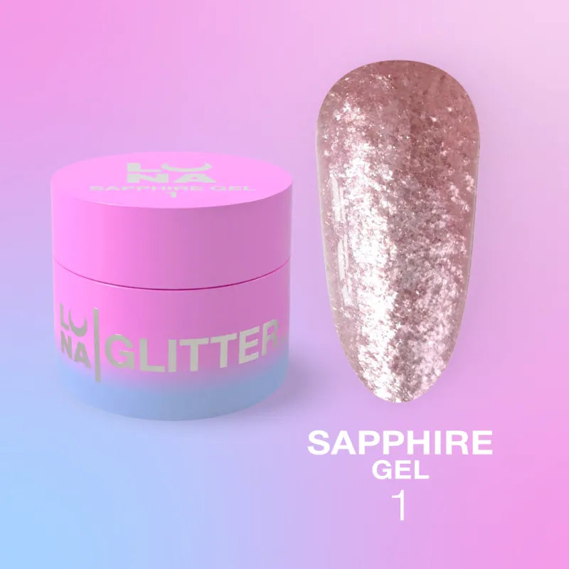 Sapphire Gel Nº 1 LUNAmoon 5 ml