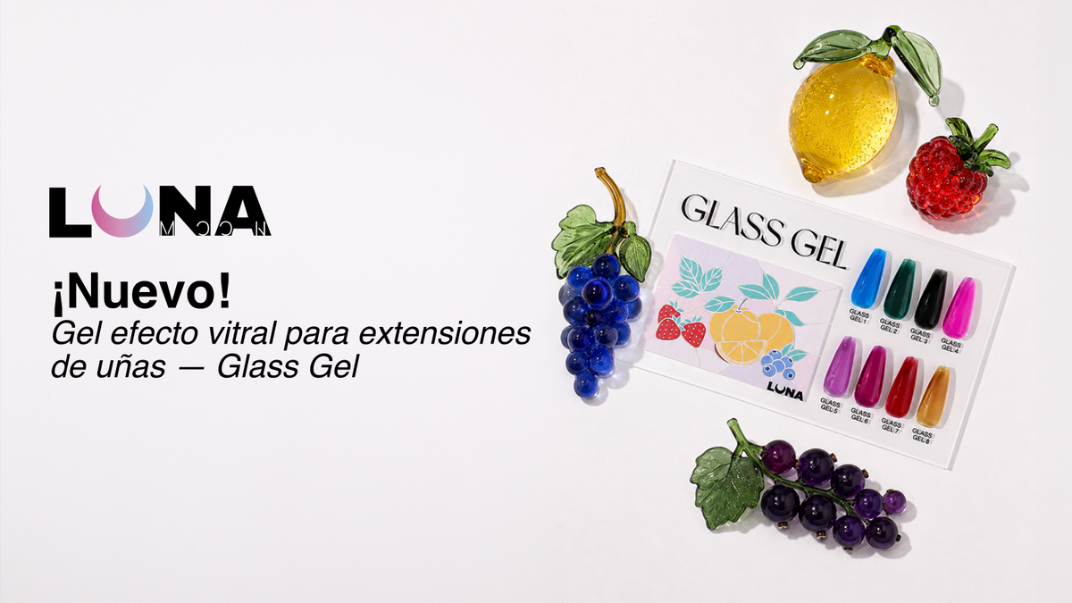Nuevo Glass Gel LUNAmoon - gel efecto vitral para extensiones de uñas
