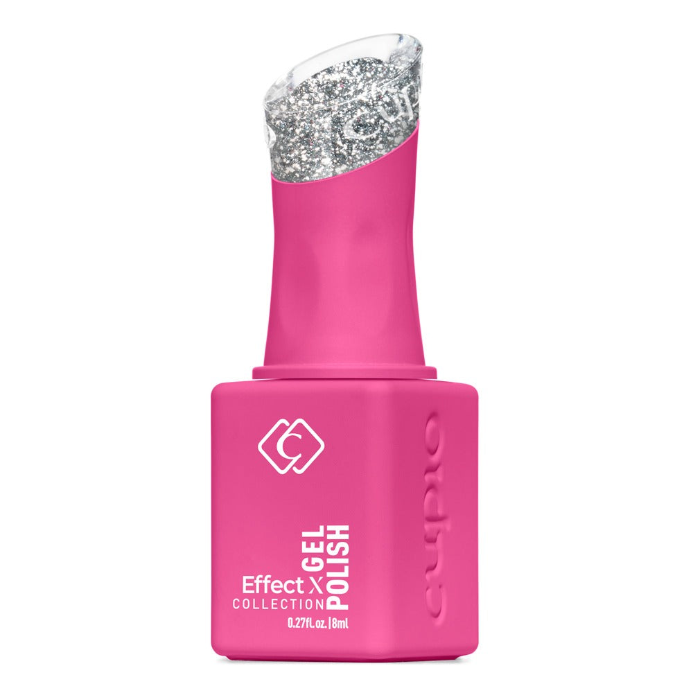 Esmalte Semipermanente Cupio Effect X - SPARKLING DIVAS SILVER CLUTCH 8ml