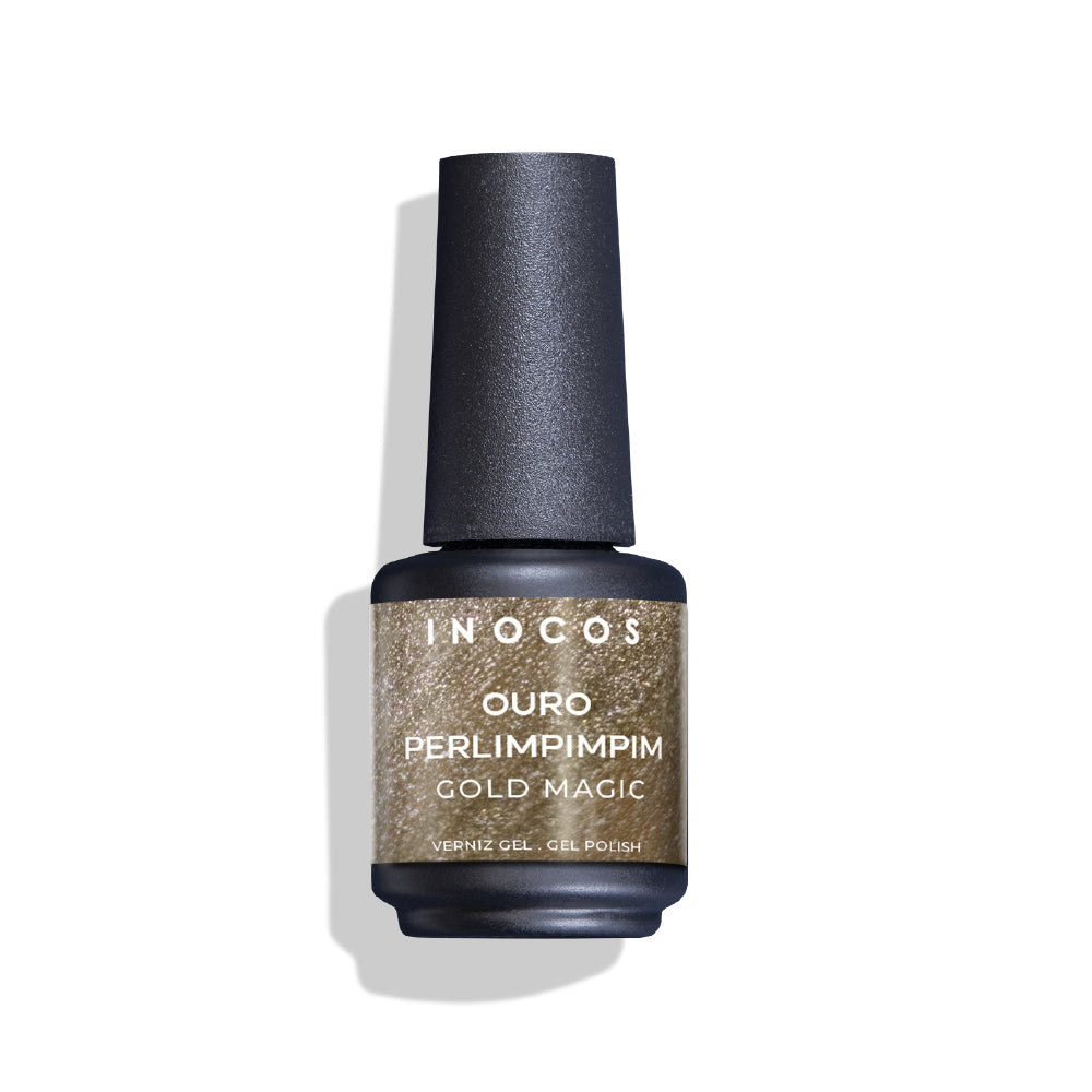 Inocos Esmalte Gel Perlimpimpim Ouro, 15ml Gp073