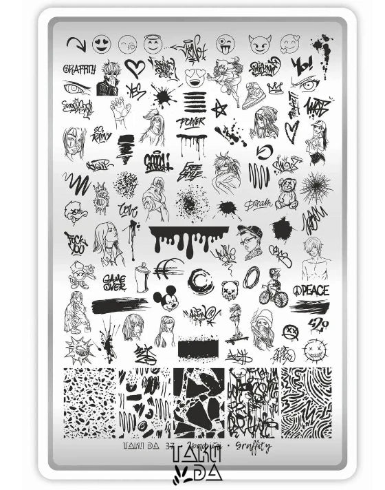 Placa para Estampar TakiDa con Demo hoja, 37 (37)