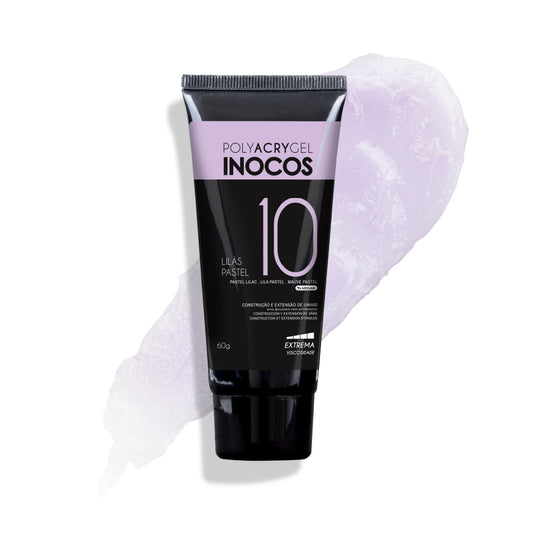 Inocos Polyacrygel Bisnaga 10 Lilás Pastel, 60g