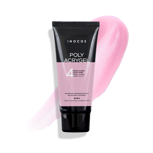 Inocos Polyacrygel Bisnaga Rosa Claro, 60g