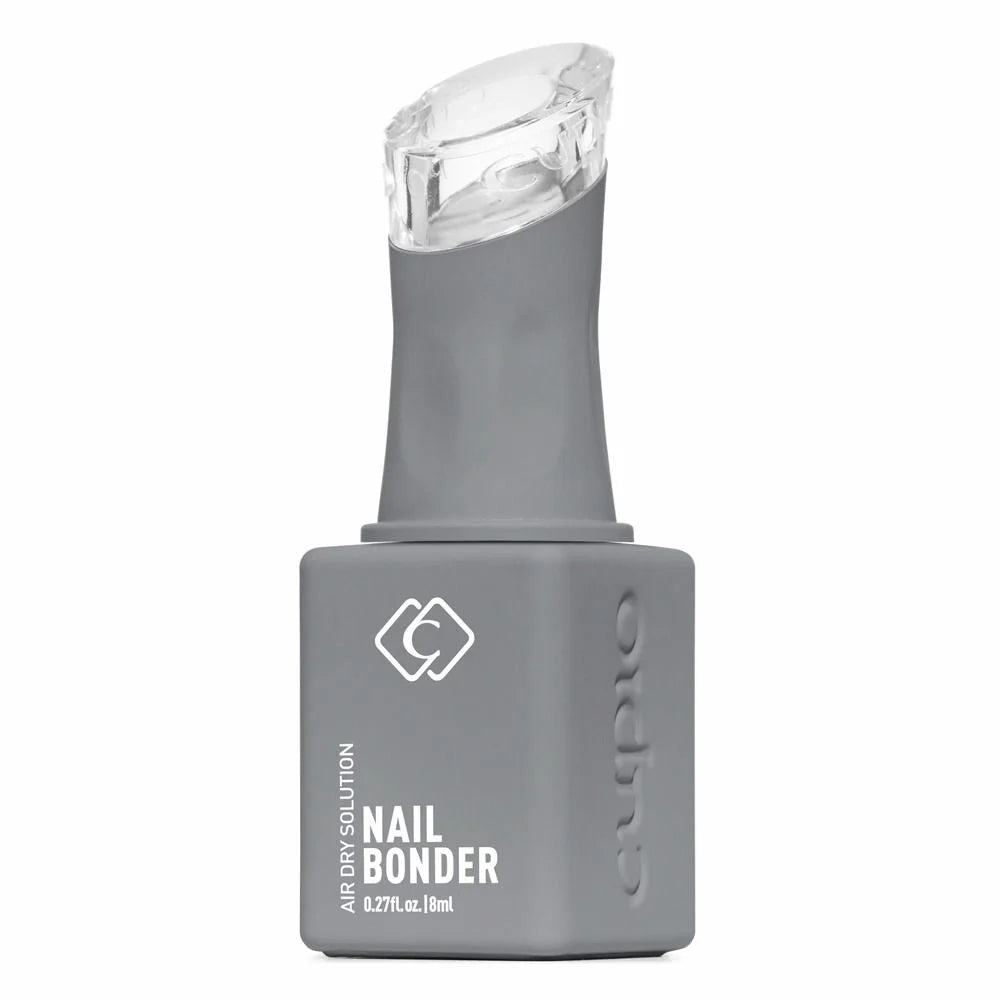 Primer para uñas sin ácido Cupio Nail Bonder de 8 ml, frasco gris con tapón transparente
