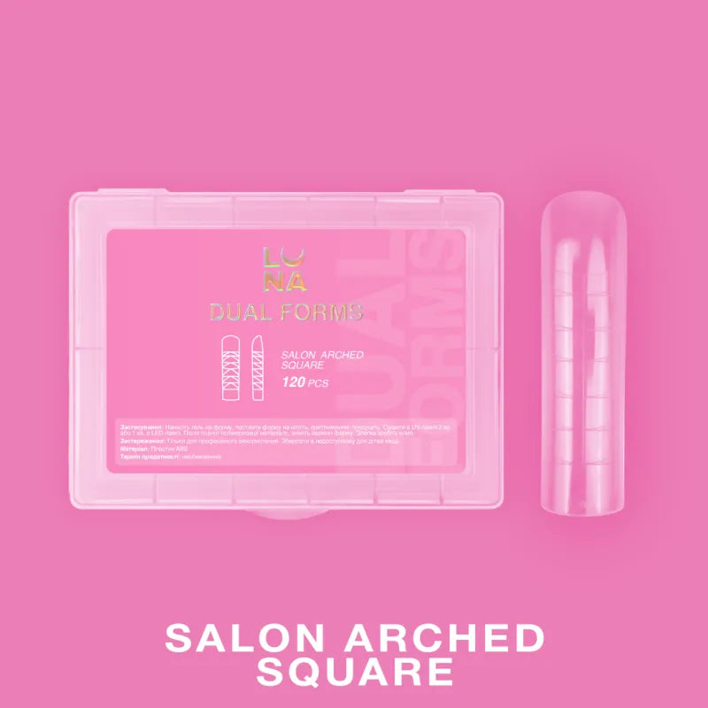 Moldes de Uñas LUNAmoon Salon Arched Square