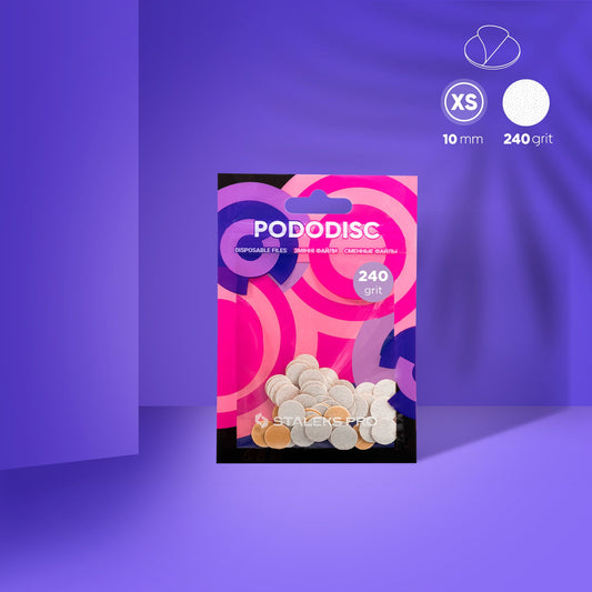 Staleks Limas desechables  adhesivas para PODODISCO EXPERT XS grano 240  (50 uds.)