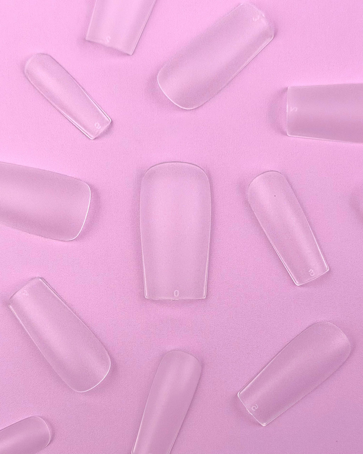 Gel Tips LUNAmoon Square Medium - acabado profesional
