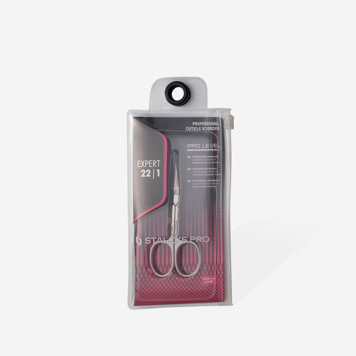 Blíster original de las tijeras Staleks Pro Expert 22 Tipo 1
