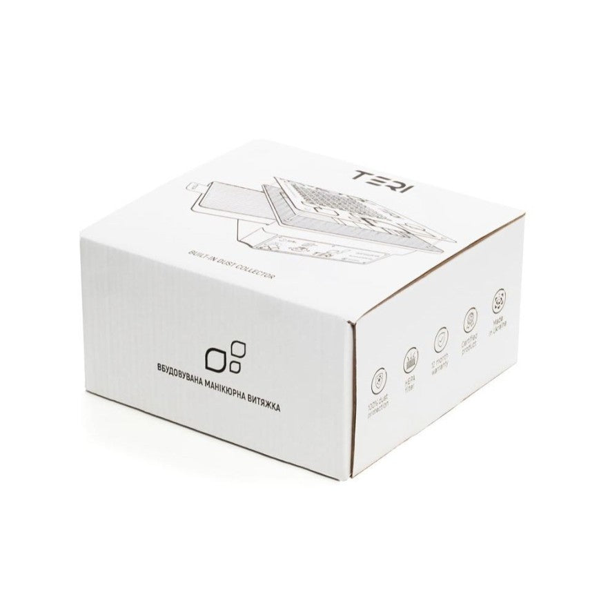 Aspirador de Manicura TERI Turbo Integrable White Silver - TERI - imagen del producto