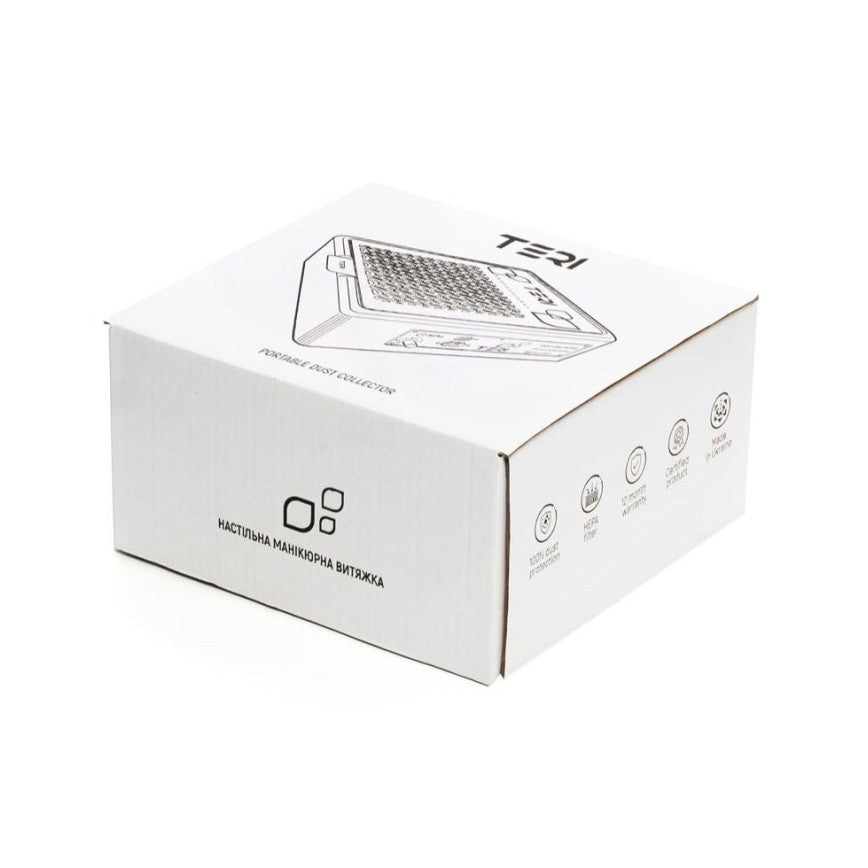 Aspirador de Manicura TERI Turbo M Black Silver - TERI - imagen del producto