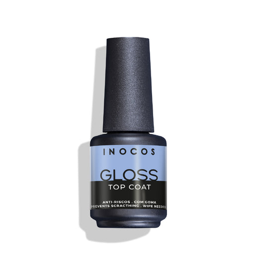 Inocos Esmalte Gel Top Coat Extra Gloss, 15ml