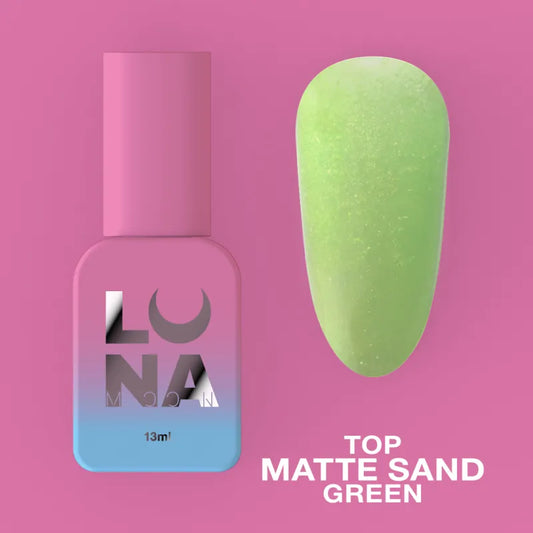 Top Coat Mate Sand Green LUNAmoon 13 ml